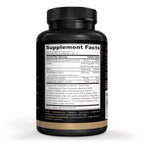 Supplement Facts panel on the 60 capsule bottle of GrayLocke